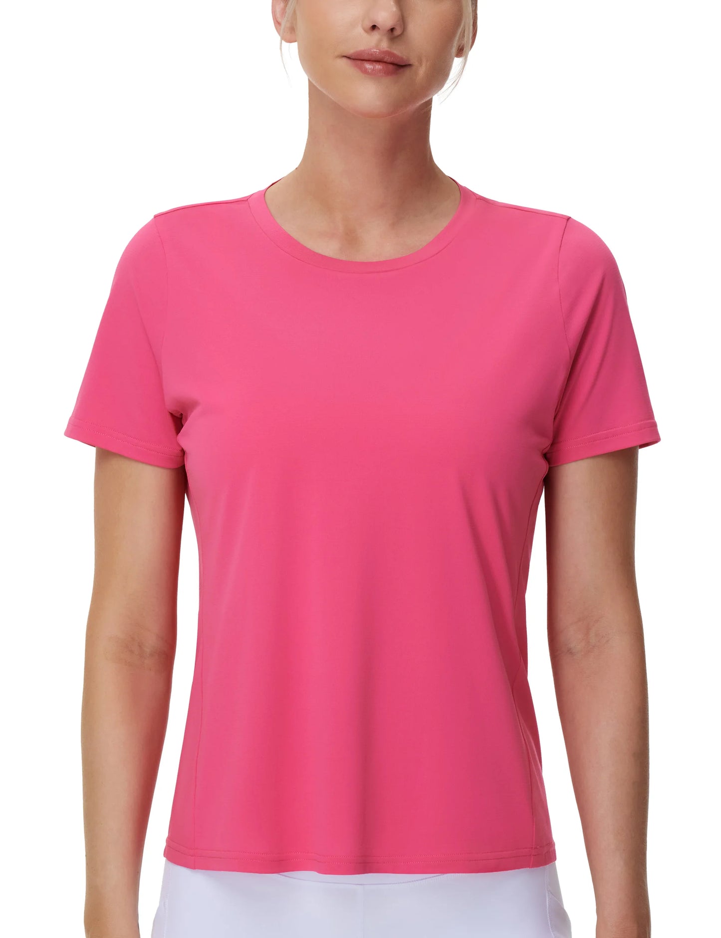THE GYM PEOPLE Womens Short Sleeve Workout T-Shirts Stretchy Lightweight Crewneck Athletic Running Lounge Tee Tops