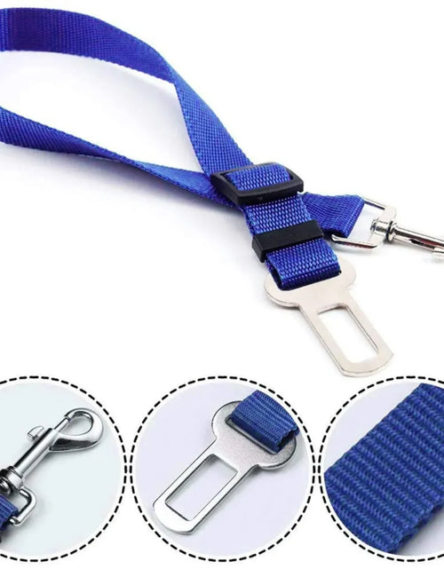 Load image into Gallery viewer, Ensure Your Precious Pet&#39;s Safety and Happiness on the Road with this Secure, Adjustable, and Comfortable 1pc Travel Harness Sea
