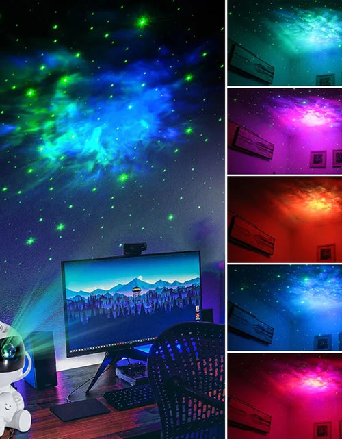 Load image into Gallery viewer, Astronaut Galaxy Projector Star Projector Galaxy Night Light Space Buddy Projector with Nebula Remote Control for Bedroom Home
