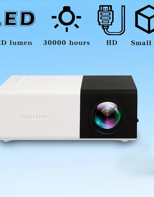 Load image into Gallery viewer, Mini Proyector HD YG300, Proyector Portátil Para Cine En Casa, Películas Al Aire Libre, Teléfono Móvil, LED, USB, Proyector De M
