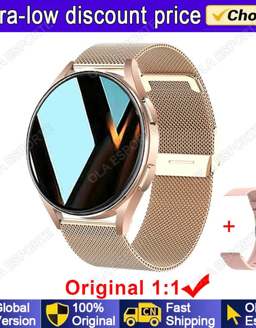 Load image into Gallery viewer, 2024 New Bluetooth Call Smart Watch 6 Pro Heart Rate Custom Dials Sport Men Woman Smarthwhatch Health Monitor Smartwatch for Man
