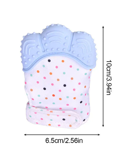 Load image into Gallery viewer, Kids Teething Gloves Mittens Chewable Newborn Dental Care Durable Teether Toys Teething Infant Chewing Toy Baby Care Tools Stuff
