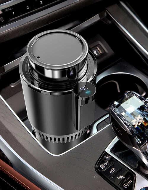 Load image into Gallery viewer, Smart Car 2-In-1 Hot and Cold Cup Drinks Holder Home Fast Refrigeration Cooling/Heating Mini Touch Screen Beverage Mug Drink Can
